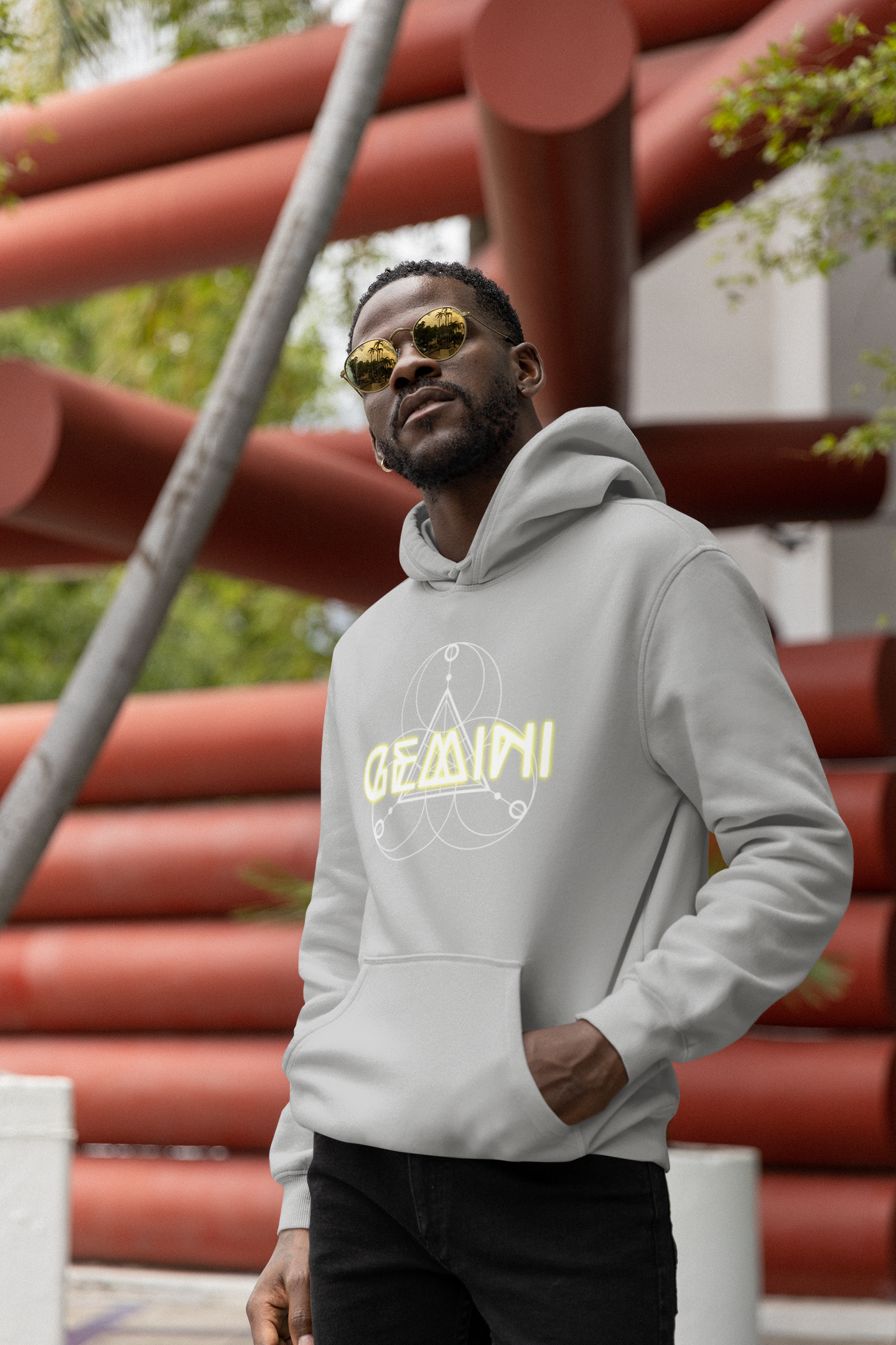 Gemini-Mercury Zodiac Graphic Hoodie