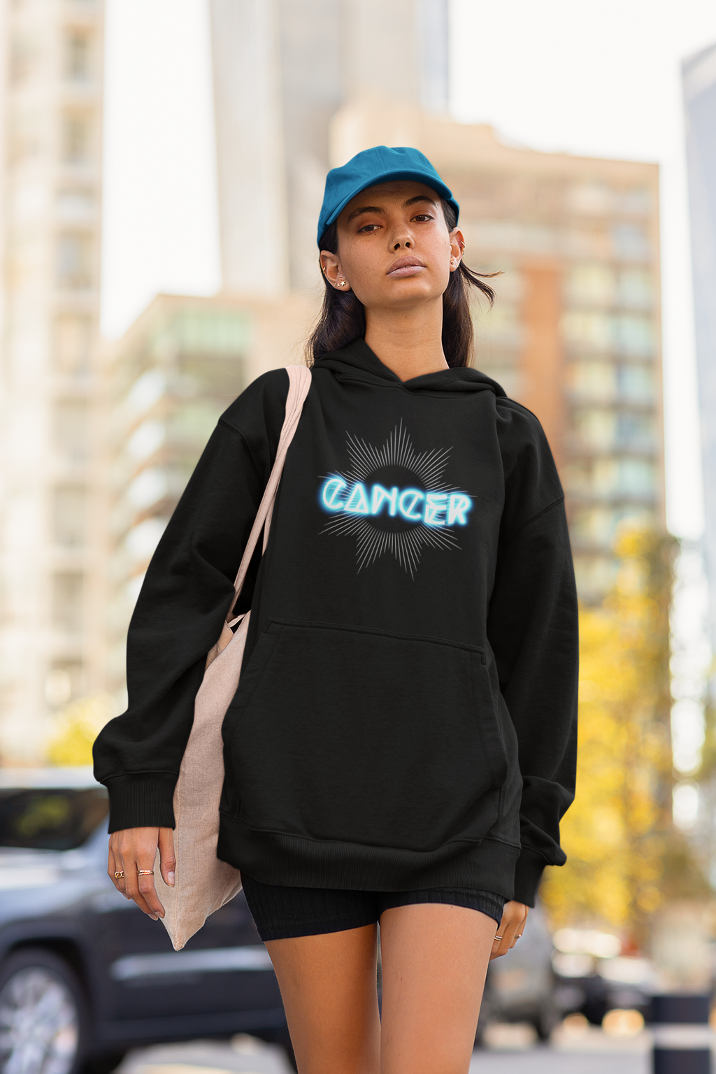 Cancer-Moon Zodiac Graphic Hoodie