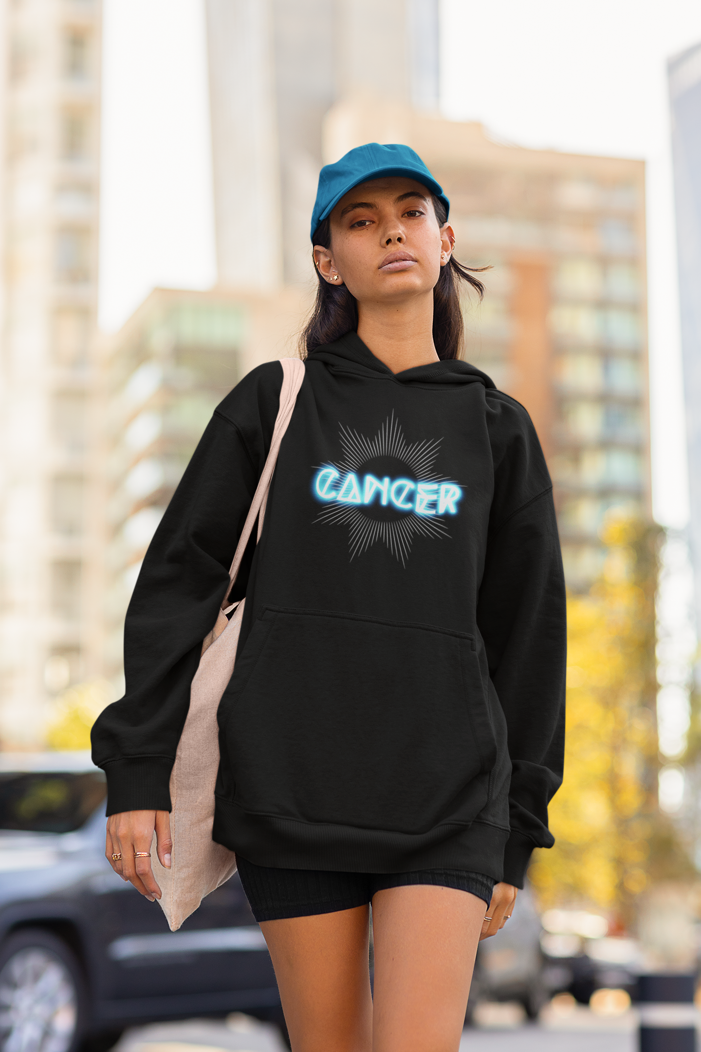 Cancer-Moon Zodiac Graphic Hoodie