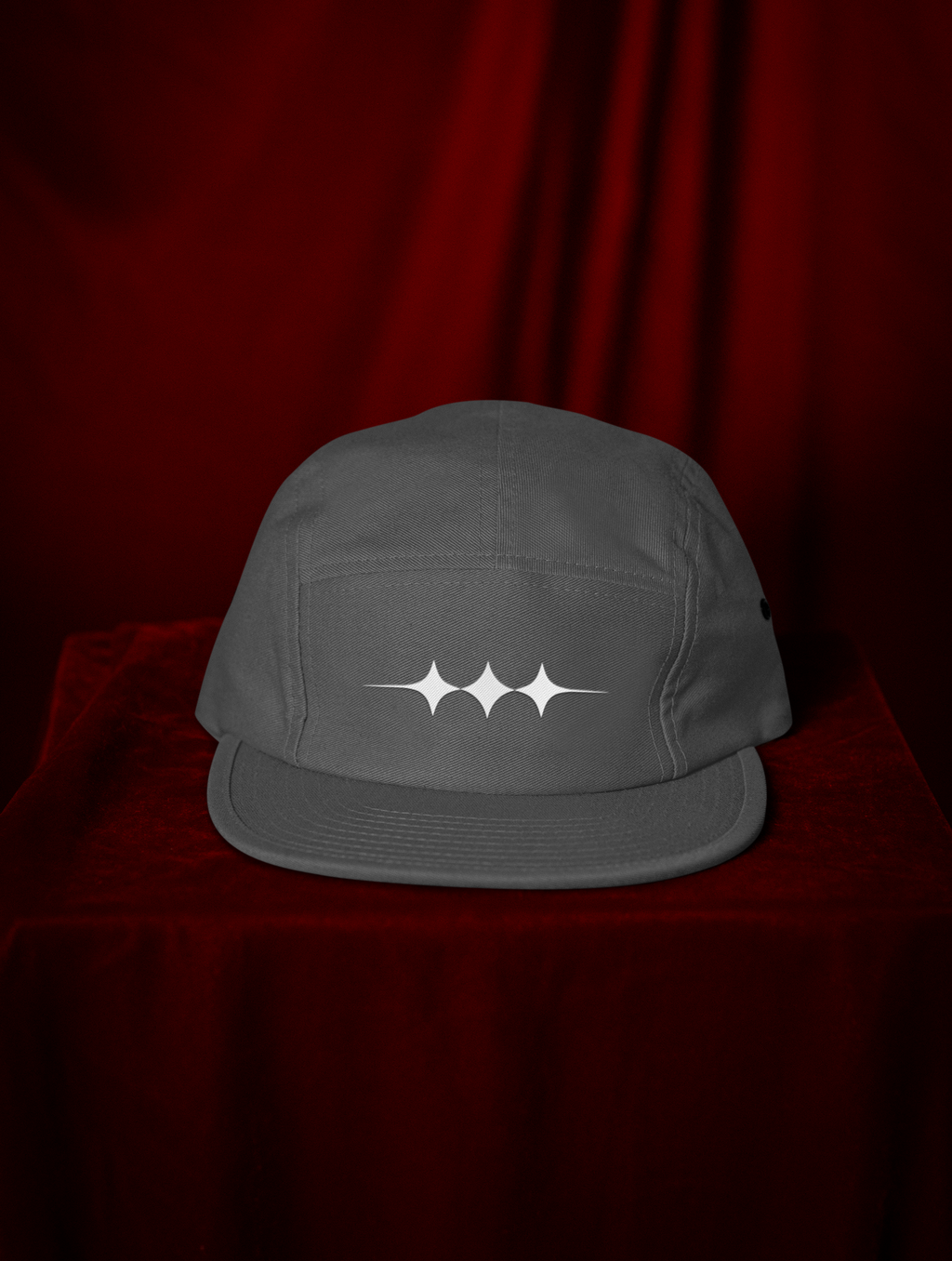 Cosmic Spirit Embroidered 5-Panel Cap — Spirit, Matter & Consciousness