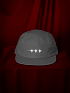 Cosmic Spirit Embroidered 5-Panel Cap — Spirit, Matter & Consciousness