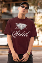Solid Graphic T-Shirt