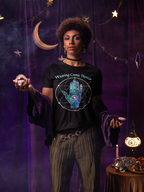Weaving Cosmic Threads Graphic T-Shirt