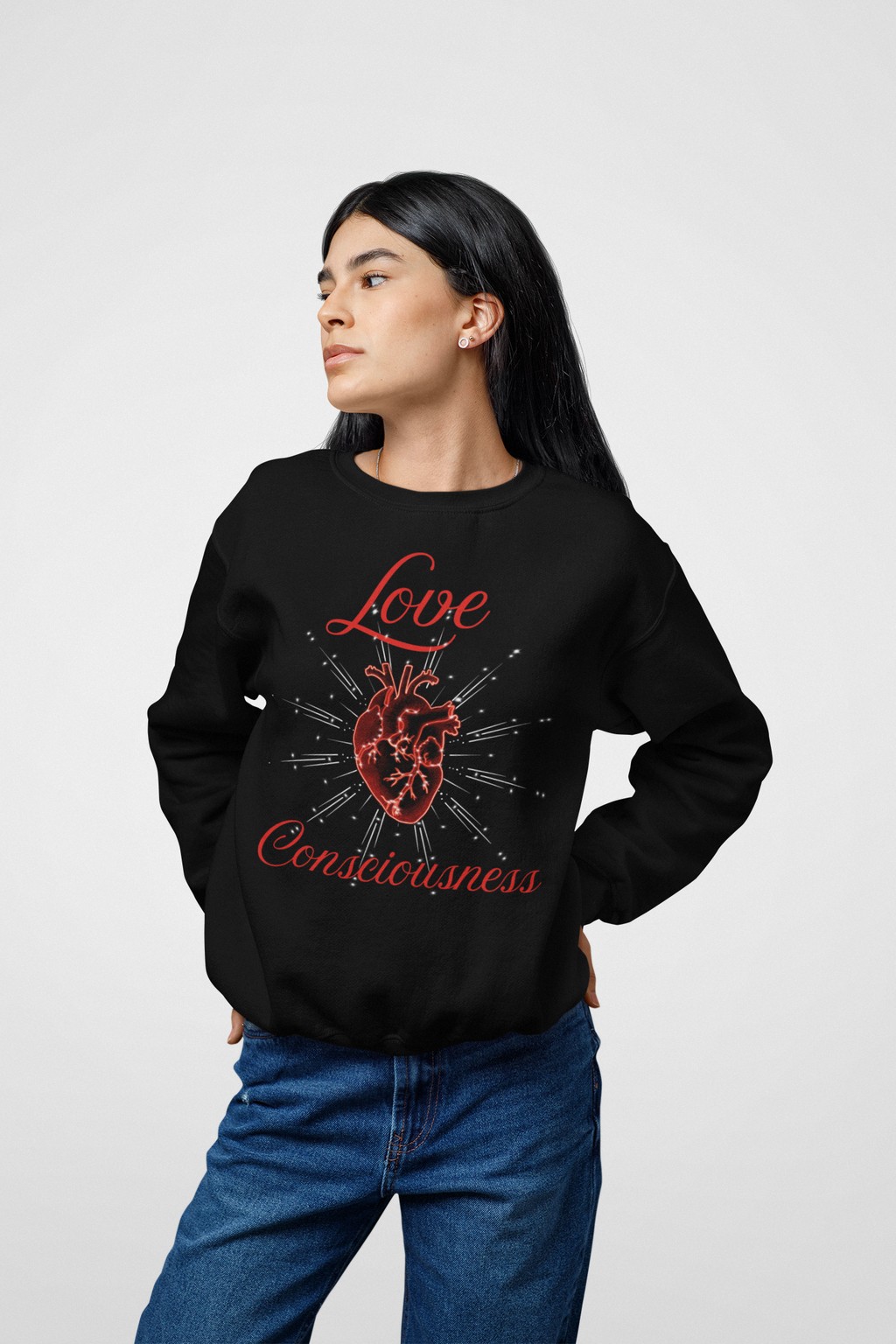 Love Consciousness Crewneck Sweatshirt
