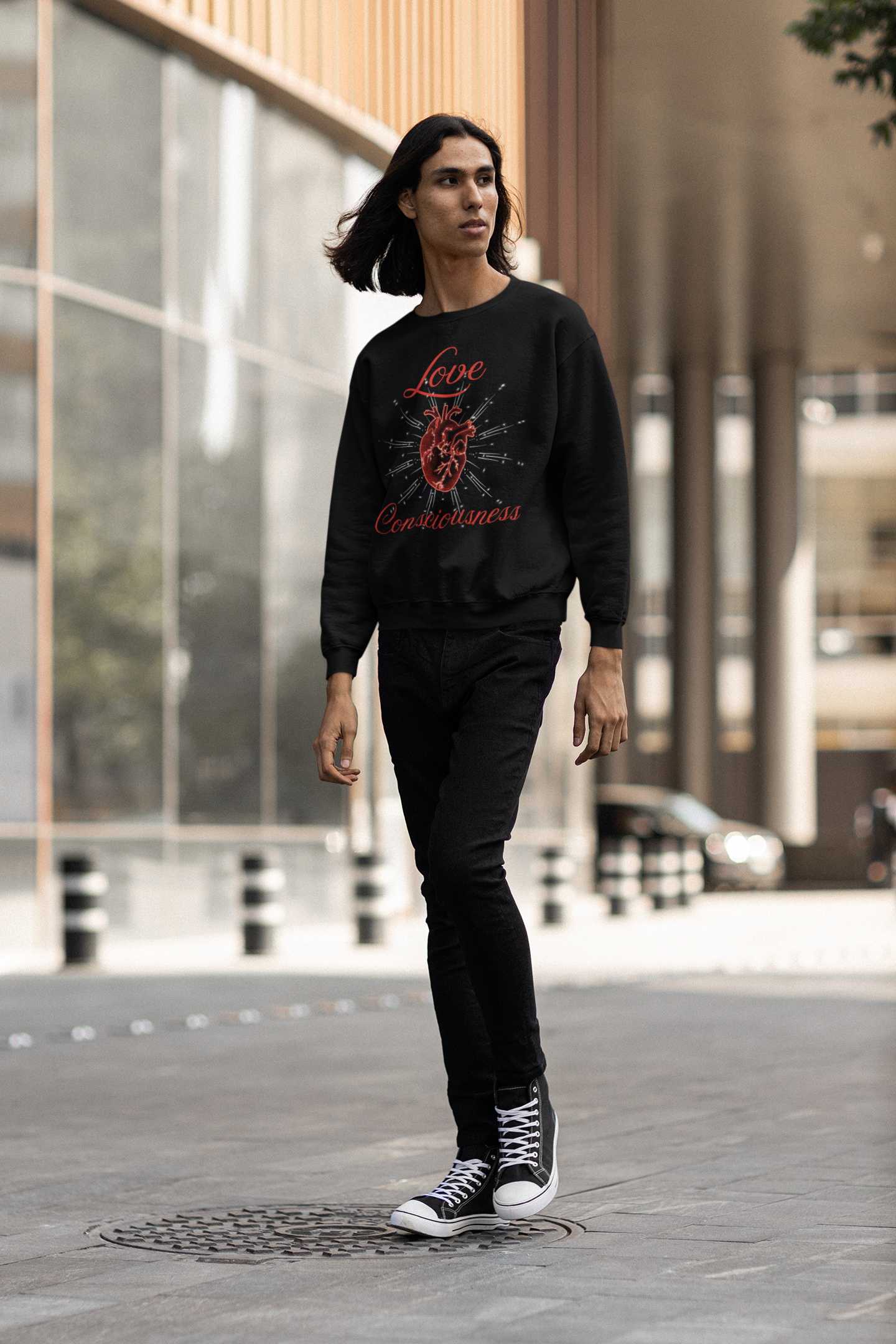 Love Consciousness Crewneck Sweatshirt