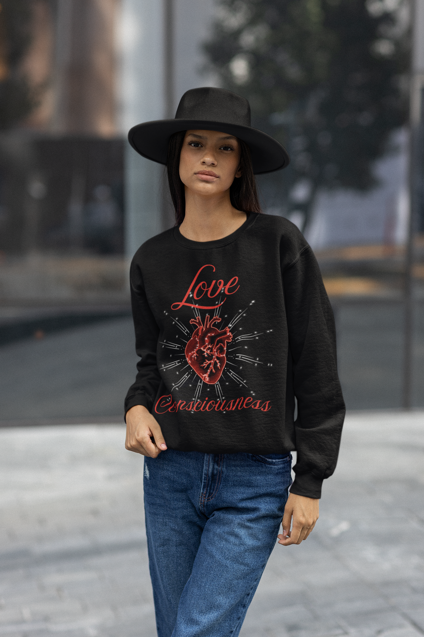 Love Consciousness Crewneck Sweatshirt
