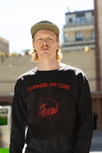 Change or Die Skull Graphic Sweatshirt