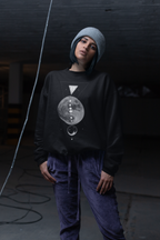 Full Moon Geometry Crewneck Sweatshirt