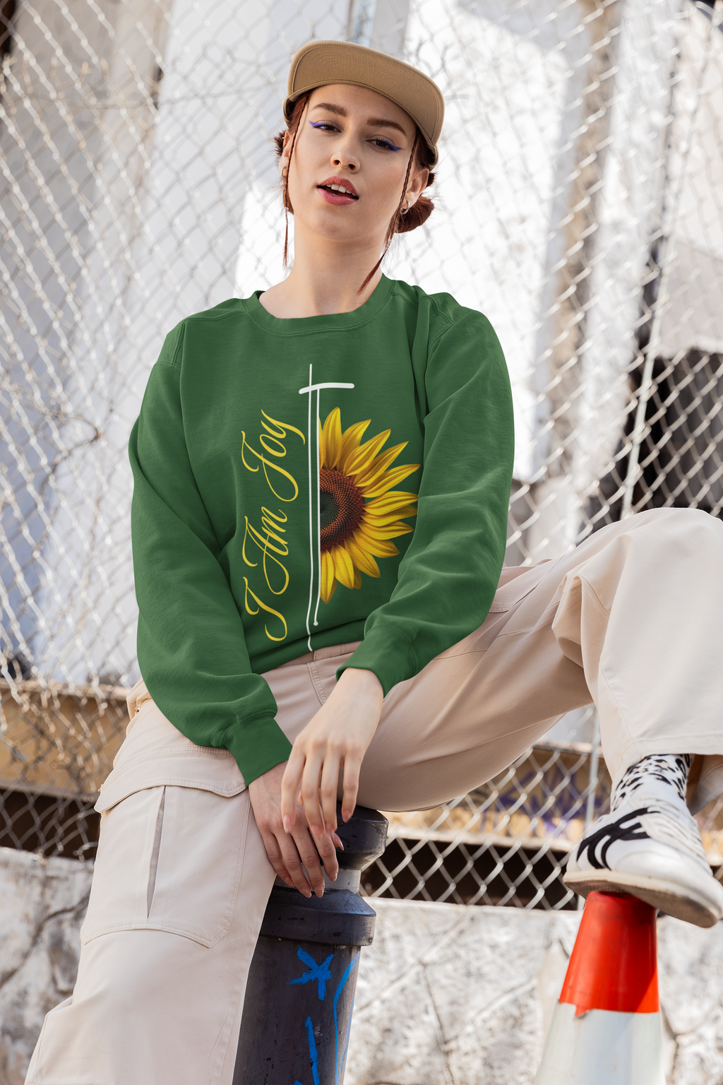 Sunflower "I Am Joy" Crewneck Sweatshirt
