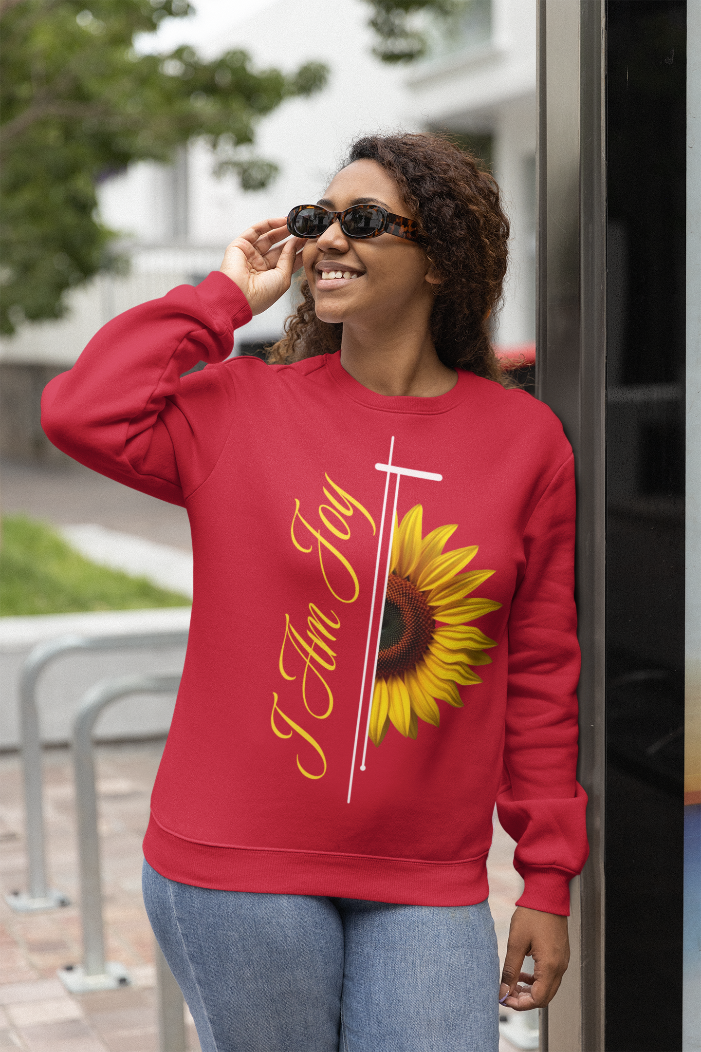 Sunflower "I Am Joy" Crewneck Sweatshirt