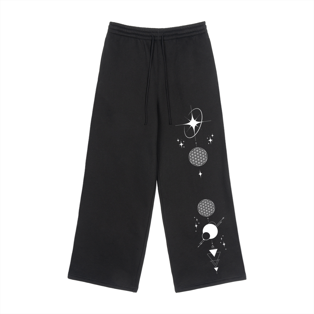 Celestial Form Straight-Leg Sweatpants