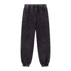The Alchemist — Black Heavyweight Snow Wash Sweatpants