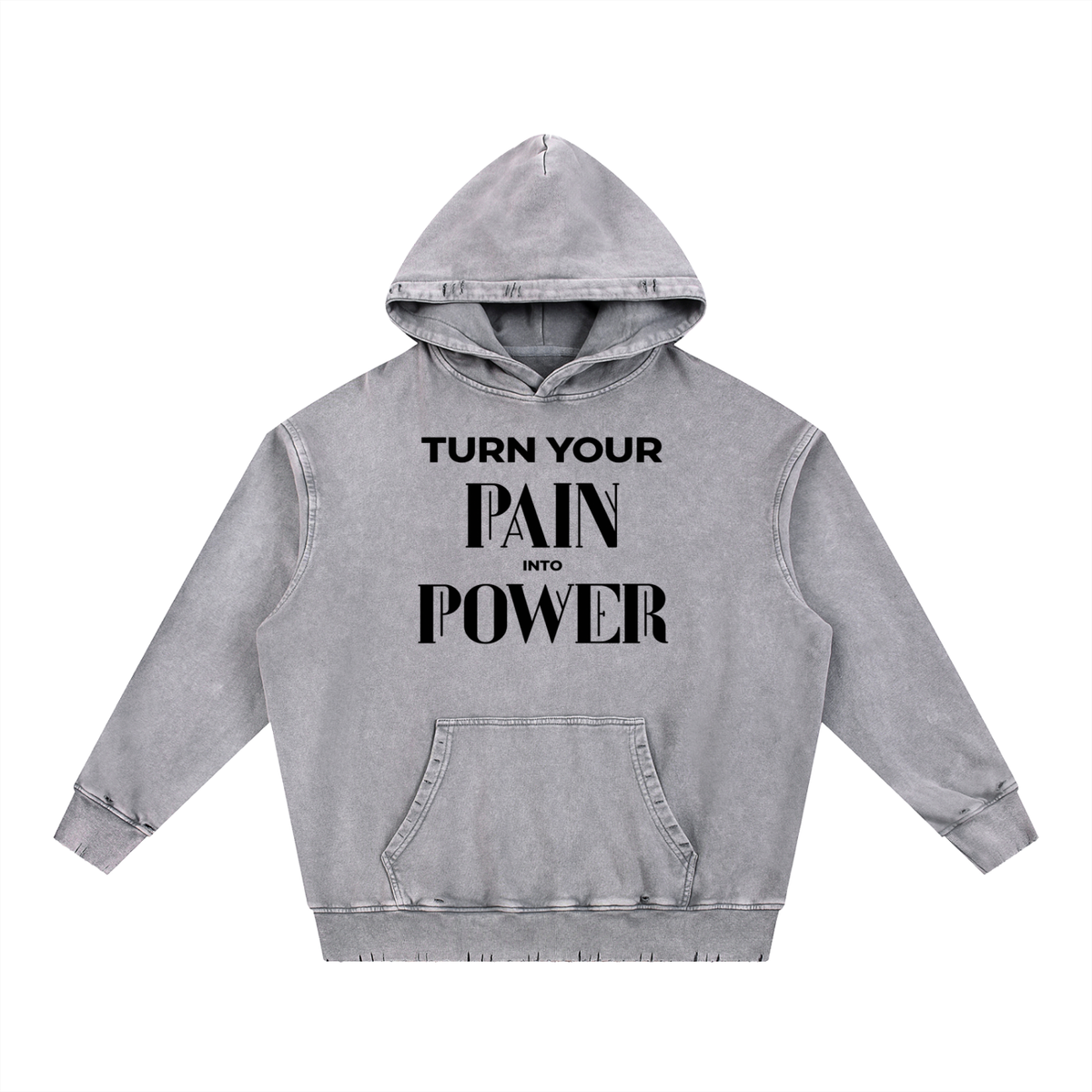 The Alchemist — Light Gray Heavyweight Snow Wash Hoodie